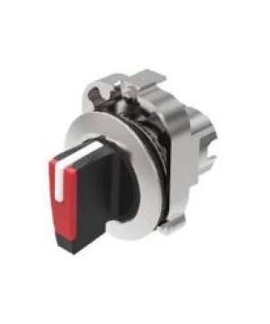 SWITCH ACTUATORS SELECTOR SWITCH ACTUATOR 3 POSITIONS WHITE MAIN-0-MOM 45? SHORT LEVER FRONT/HOUSING PLASTIC