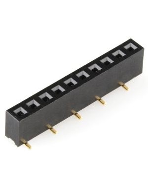 CONECTOR IMPRESO XBEE SMD-10 PINES PICTH 2MM PIN 1 A DERECHA