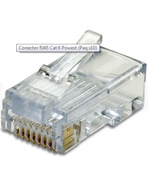 RJ45 8P8C CAT5 THT 1 PUERTO