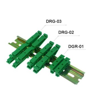 SOPORTE SIMPLE DRG-01 MONTJE PCB A RIEL DIN JUEGO POR 2 UNIDADES