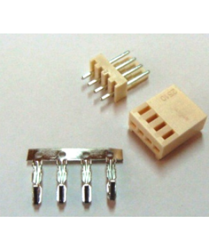 CONECTOR MOLEX 4 PINES 3.5MM - M/H+ TERMINALES